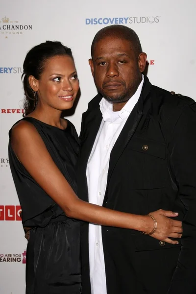 Keisha Whitaker e Forest Whitaker no 17th Carousel of Hope Ball para beneficiar o The Barbara Davis Center for Childhood Diabetes. Hotel Beverly Hilton, Beverly Hills, CA. 10-28-06 — Fotografia de Stock