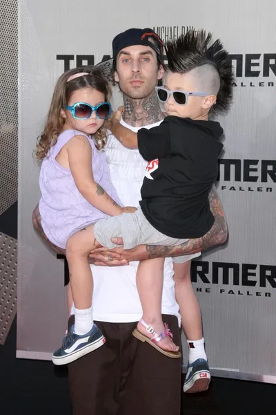 Travis Barker et sa famille — Photo