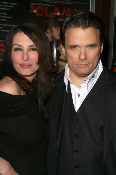 Wendy Benge and Damian Chapa — Stock Photo, Image