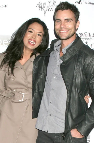 Stephanie Jacobsen and Colin Egglesfield — Stock Photo, Image