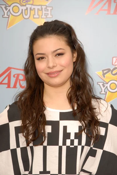 Miranda Cosgrove no terceiro "Power of Youth" anual da Variety, Paramount Studios, Hollywood, CA. 12-05-09 — Fotografia de Stock