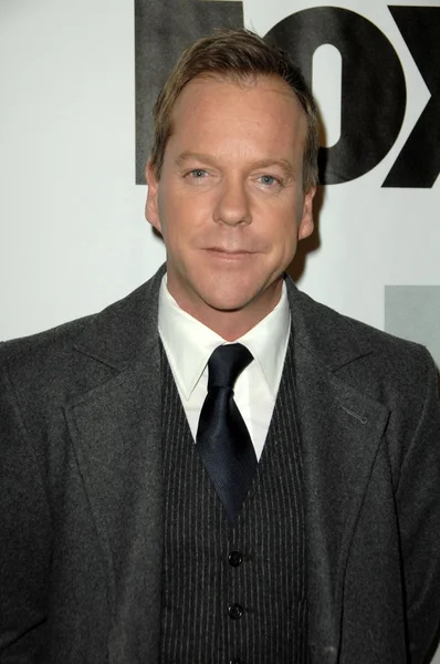 Kiefer Sutherland at the Ceremony Honoring Kiefer Sutherland with the 2,377th Star on the Hollywood Walk of Fame. Hollywood Boulevard, Hollywood, CA. 12-09-08 — Stock Photo, Image