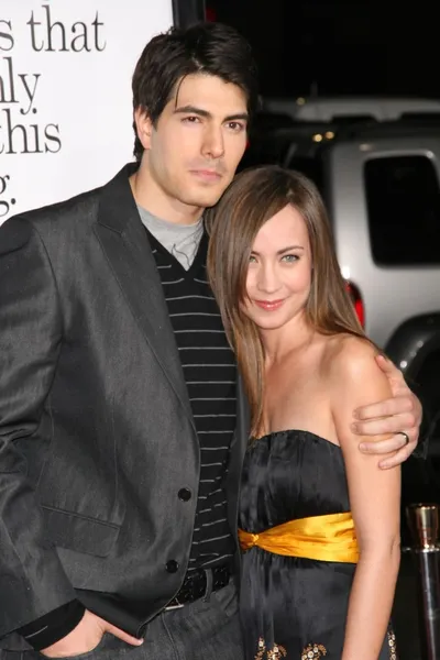 Brandon routh, courtney Forda — Zdjęcie stockowe