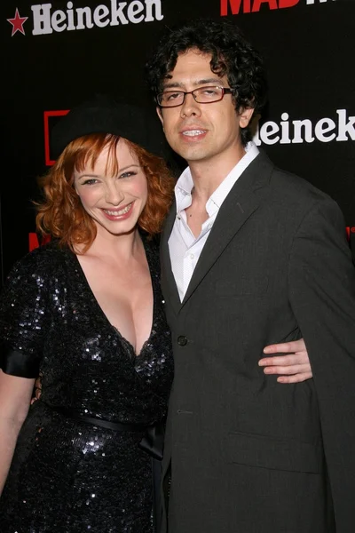 Christina Hendricks y Geoffrey Arend —  Fotos de Stock