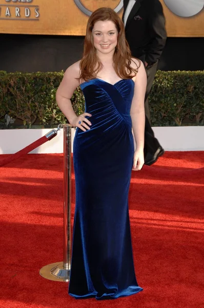 Jennifer Stone at the 15th Annual Screen Actors Guild Awards. Shrine Auditorium, Los Angeles, CA. 01-25-09 — 图库照片