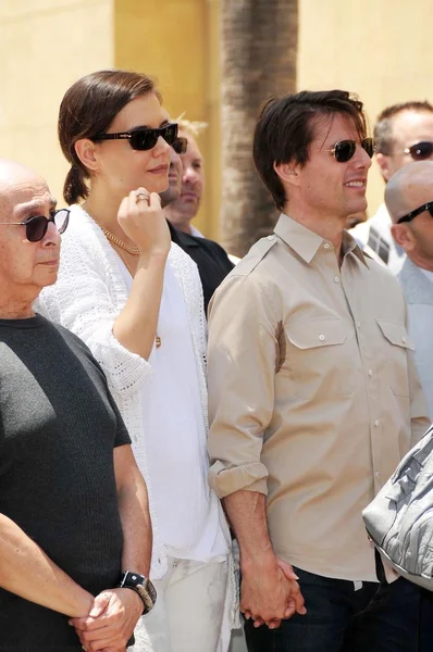 Katie Holmes e Tom Cruise — Fotografia de Stock