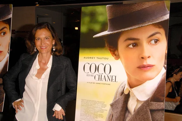 Anne Fontaine at the Los Angeles Premiere of 'Coco Before Chanel'. Pacific Design Center, West Hollywood, CA. 09-09-09 — Stock Photo, Image