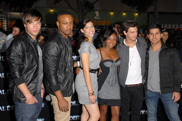 Cast of 'Fame' at the World Premiere of 'The Final Destination'. Mann Village Westwood, Westwood, CA. 08-27-09 — ストック写真