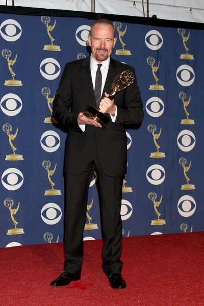 Bryan Cranston en la Sala de Prensa en los 61º Premios Emmy Anuales Primetime. Nokia Theatre, Los Ángeles, CA. 09-20-09 — Foto de Stock