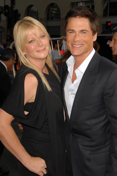 Sheryl Berkoff and Rob Lowe — Stock Photo, Image