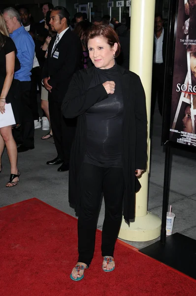 Carrie Fisher en el estreno de 'Sorority Row' en Los Ángeles. Arclight Hollywood, Hollywood, CA. 09-03-09 — Foto de Stock