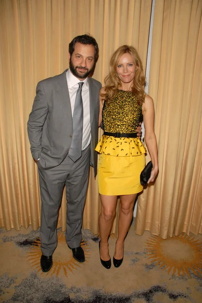 Judd Apatow ve Leslie Mann at yerine getirilmesi fon yıllık yıldız 2009 parası Gala, Beverly Hills Hotel, Beverly Hills, Ca. 10-26-09 — Stok fotoğraf