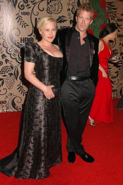Patricia Arquette y Thomas Jane en la fiesta de premios Post Emmy de HBO. Pacific Design Center, West Hollywood, CA. 09-20-09 — Foto de Stock