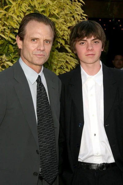 Michael Biehn and son Caelan — Stock Photo, Image