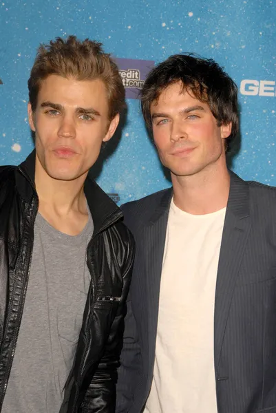 Paul Wesley and Ian Somerhalder — Stock Photo, Image