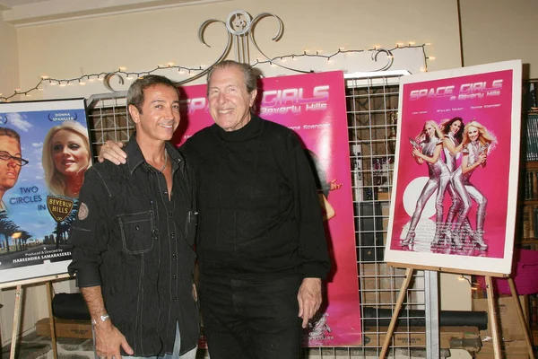 Marco Derhy and Richard Benveniste at the Los Angeles Screening of 'Social Lights'. Regency Fairfax Cinemas, Los Angeles, CA. 08-05-09 — Stock Photo, Image