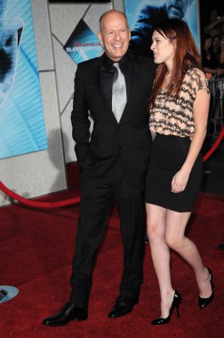 Bruce willis ve rumer willis 'vekilleri' los angeles galasında. el capitan tiyatro, hollywood, ca. 09-24-09