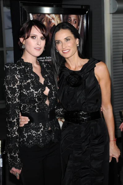 Rumer willis και demi moore — Φωτογραφία Αρχείου