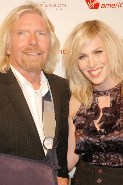 Richard Branson e Natasha Bedingfield — Foto Stock