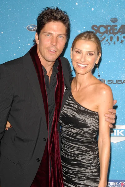 Michael Trucco en Sandra Hess — Stockfoto