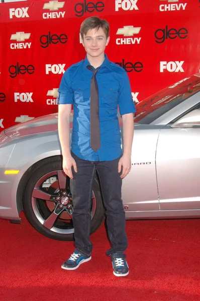 Chris Colfer at the Glee Season Premiere Party. Willows School, Culver City, CA. 09-08-09 — Stock fotografie