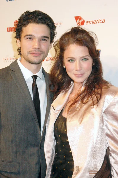 Lynn collins och steven strait — Stockfoto