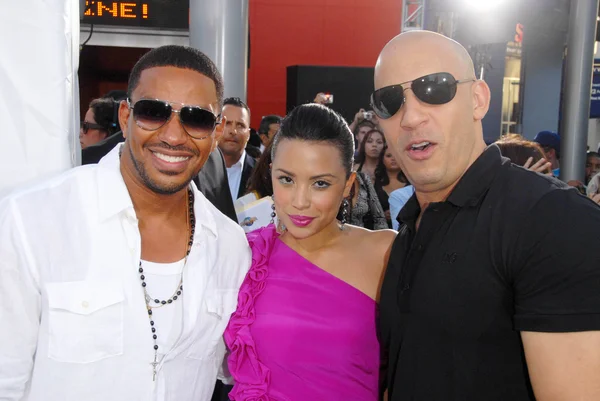 Laz Alonso, Mirtha Michelle, Vin Diesel — Stock Photo, Image