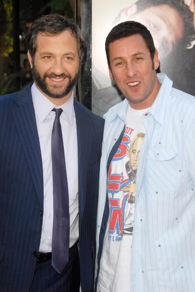 Judd Apatow and Adam Sandler\rat the World Premiere of 'Funny '. Arclight Hollywood, Hollywood, CA. 07-20-09 — Stockfoto