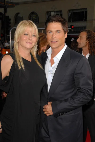 Sheryl Berkoff and Rob Lowe — Stock Photo, Image