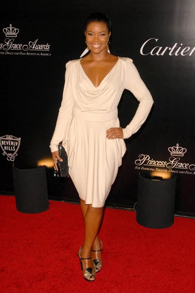 Gabrielle Union at the 2009 Rodeo Drive Walk of Style Award Gala. Rodeo Drive, Beverly Hills, CA. 10-22-09 — Stock Photo, Image