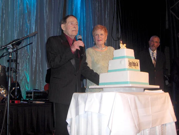 Jack LaLanne and Elaine LaLanne at Jack LaLannes 95th Birthday Party. The Beverly Wilshire, Beverly Hills, CA. 09-24-09 — Stok fotoğraf