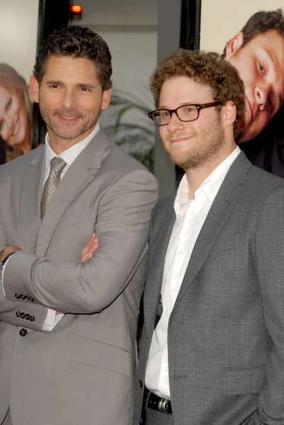 Eric Bana and Seth Rogen\rat the World Premiere of 'Funny '. Arclight Hollywood, Hollywood, CA. 07-20-09 — ストック写真
