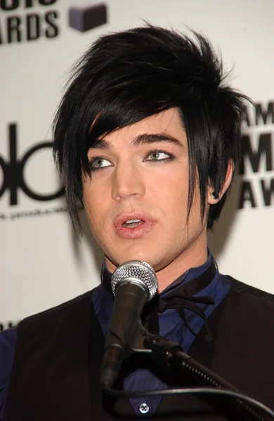 Adam Lambert at the 2009 American Music Awards Nomination Announcements. Beverly Hills Hotel, Beverly Hills, CA. 10-13-09 — Stock Photo, Image