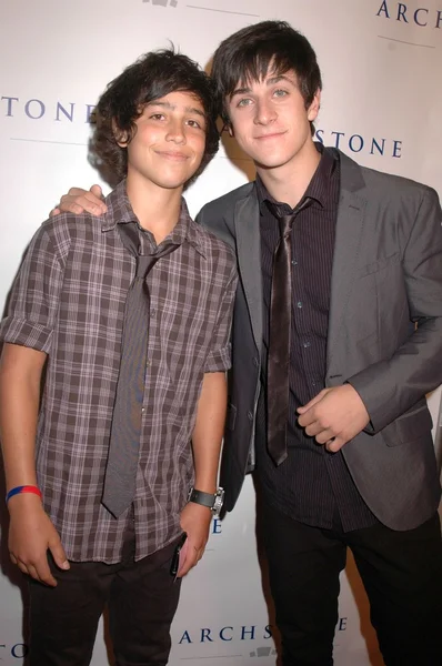 Lorenzo Henrie and David Henrie Photo by — Stock Photo, Image