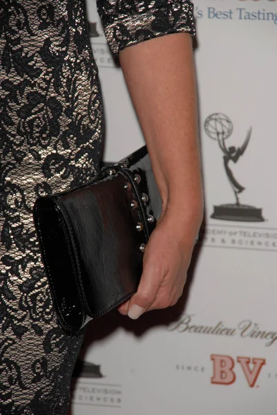 Elizabeth Perkins's purse at the Academy of Television Arts and Sciences Prime Time Emmy Nominees Party. Wolfgang Puck Pacific Design Center, West Hollywood, CA. 09-17-09 — Stock Photo, Image