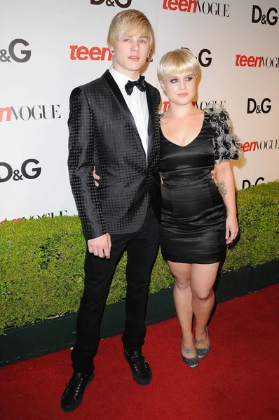 Luke Worrall and Kelly Osbourne at the 7th Annual Teen Vogue Young Hollywood Party. Milk Studio, Hollywood, CA. 09-25-09 — Stock fotografie