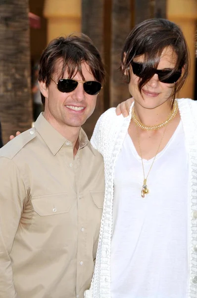 Tom Cruise és Katie Holmes — Stock Fotó