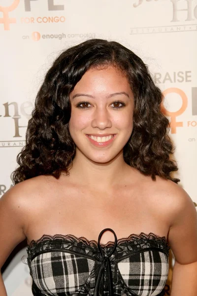 Keana texeira op de raise hoop voor de congo hollywood evenement. Janes huis, los angeles, ca. 06-28-09 — Stockfoto