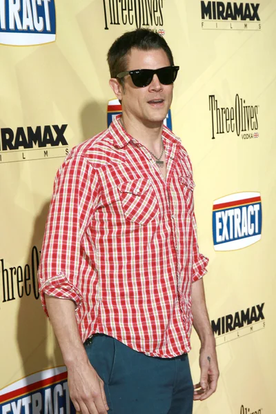 Johnny knoxville op de los angeles premiere van 'extract'. Arclight hollywood, hollywood, ca. 08-24-09 — Stockfoto