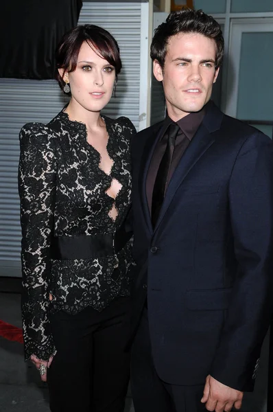 Rumer Willis and Micah Alberti — Stock Photo, Image