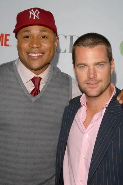 LL Cool J and Chris O'Donnell at the CBS, CW and Showtime All-Star Party. Huntington Library, Pasadena, CA. 08-03-09 — Stock Fotó