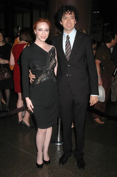 Christina Hendricks and Geoffrey Arend — Stock Photo, Image