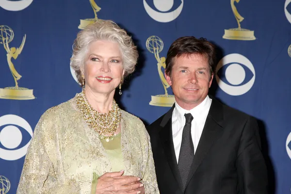 Ellen burstyn en michael j. foxin — Stockfoto