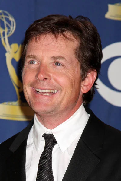 Michael J. Fox in the Press Room at the 61st Annual Primetime Emmy Awards. Nokia Theatre, Los Angeles, CA. 09-20-09 — Stock Photo, Image