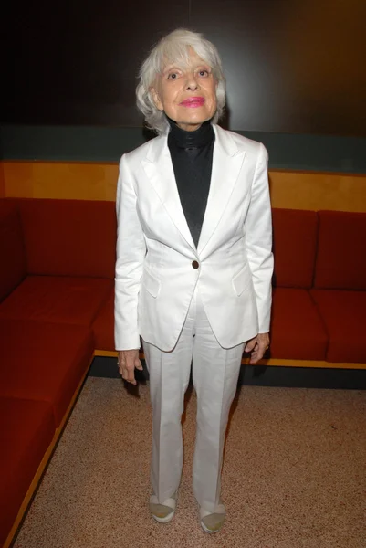 Carol channing w los angeles premiera "zatańczyć". Linwood dunn theatre w hollywood, ca. 08-13-09 — Zdjęcie stockowe