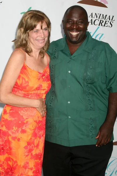 Lorri Houston and Gary Anthony Williams at the Annual Animal Acres Gala. Riviera Country Club, Pacific Palisades, CA. 09-12-09 — 图库照片