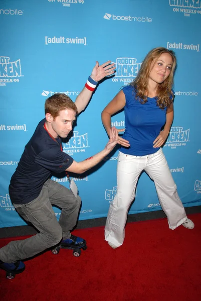 Seth Green and Erika Christensen — Stock Photo, Image