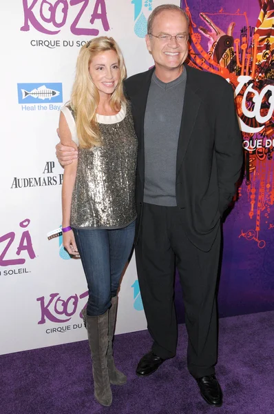 Camille grammer und kelsey grammer bei der Eröffnungsgala des cirque du soleil 'kooza'. santa monica pier, santa monica, ca. 10-16-09 — Stockfoto