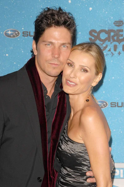 Michael Trucco en Sandra Hess — Stockfoto