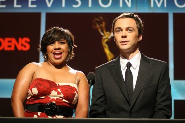 Chandra 61 primetime emmy Ödülleri adayı Duyurular, wilson ve jim parsons. Leonard h. goldenson tiyatro, Kuzey hollywood, ca. 07 / 16 / 09